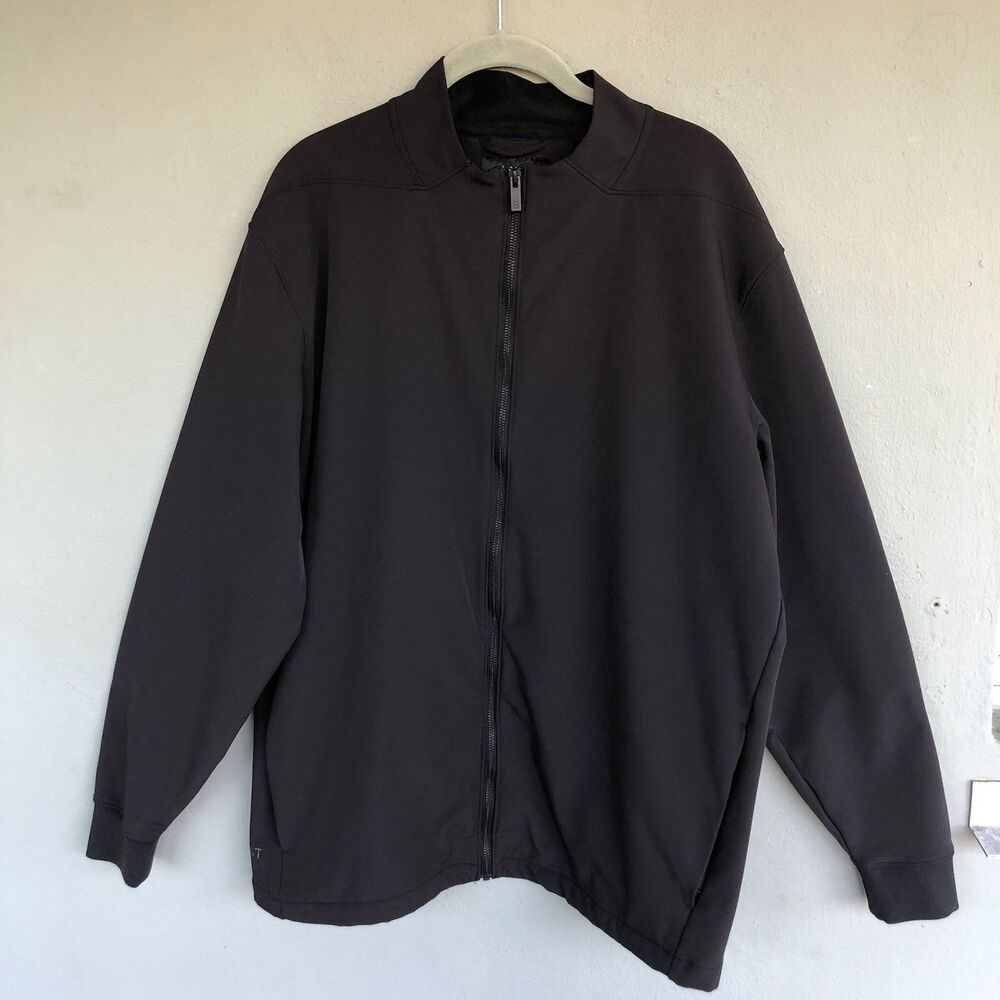 BYLT Zip Jacket Mens XL Black  Premium Basics Soft shell Performance Athleisure